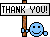 Blue Thank You :text-thankyoublue: